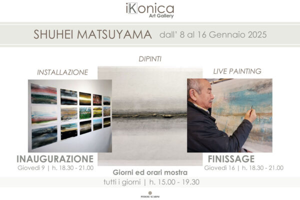 Shuehei Matsuyama - Mostra iKonica Art Gallery
