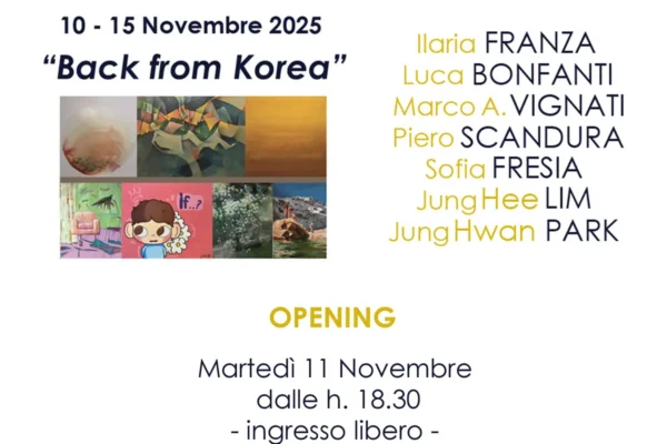 Back from Korea - Mostra iKonica Art Gallery