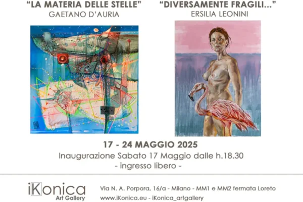 Bipersonale Getano D'Auria, Ersilia Leonini - Mostra iKonica Art Gallery