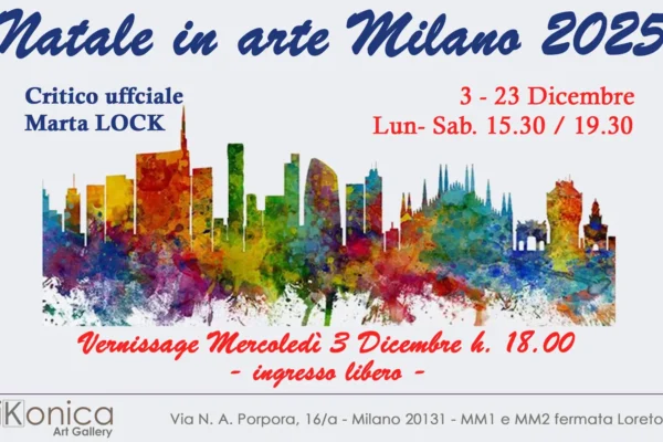 Natale in arte Milano 2025 - Mostra iKonica Art Gallery