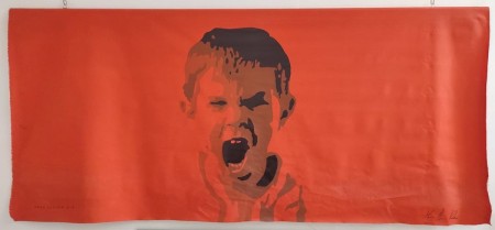 Mariano Domenico Russo Acrilico e smalti su tela 80x210